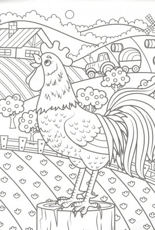 Мини-раскраска. Кто живет на ферме фото книги 3