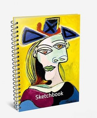 Скетчбук "Пикассо. Голова женщины в голубой шляпе" (А6) фото книги