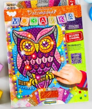 Набор для творчества "Мозаика. Совушка" фото книги