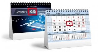 Календарь-домик на 2020 год "Календарь делового человека", серебро фото книги