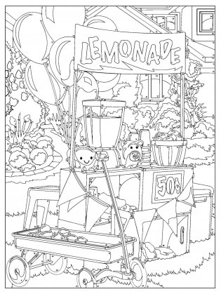 Creative Haven Endless Summer Color by Number фото книги 6