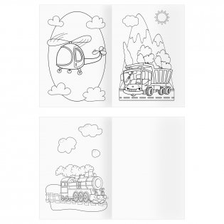 Раскраска А4, 8 стр., ТРИ СОВЫ "Для мальчиков" фото книги 7