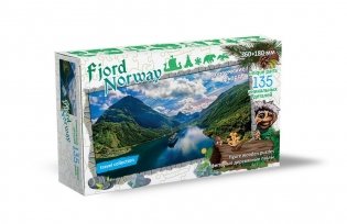 Фигурный деревянный пазл "Travel collection. Фьорды. Норвегия" фото книги