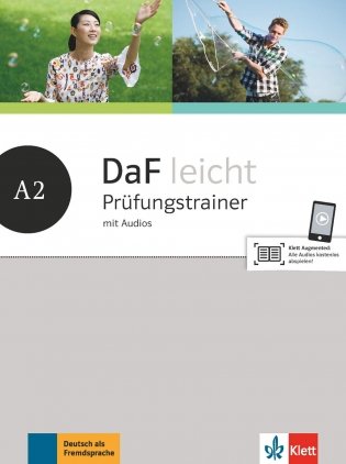 DaF leicht A2. Prufungstrainer mit Audios фото книги