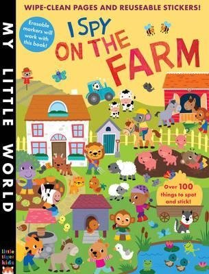 I Spy On the Farm (sticker book) фото книги