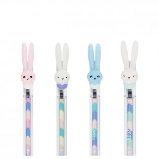 Ручка шариковая MESHU "Ice Cream Rabbit ", синяя, 0,7 мм, корпус ассорти, с топпером. Арт. MS_02873 фото книги 5