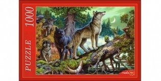 Пазлы "Волки", 1000 элементов фото книги