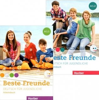 Beste Freunde A1: Deutsch für Jugendliche.Deutsch als Fremdsprache / Paket Arbeitsbuch A1/1 und A1/2. Broschiert (+ CD-ROM; количество томов: 2) фото книги