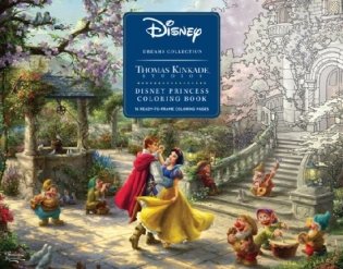 Disney Dreams Collection. Thomas Kinkade Studios. Disney Princess Coloring Poster фото книги