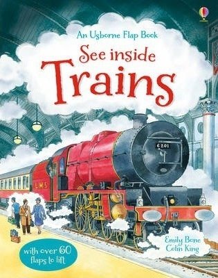See Inside Trains (board book) фото книги
