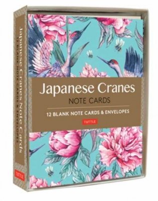 Japanese Cranes Note Cards (x 12) фото книги