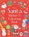Santa sticker and colouring book фото книги маленькое 2