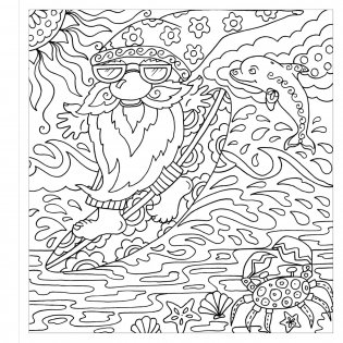 Zendoodle Colorscapes: Playful Gnomes: Happy Friends to Color and Display фото книги 2