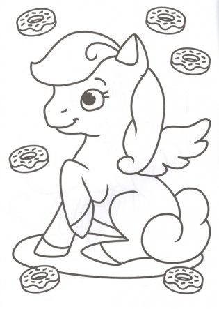 Раскраска. Крошки Пони фото книги 4