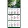 Календарь настенный, трехблочный на 2018 год "Лесной ручей", 305х675 мм фото книги маленькое 2