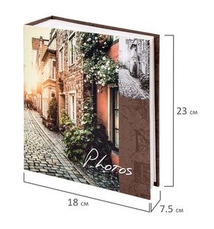 Фотоальбом "Итальянские улочки", на 304 фото 10x15 см, твердая обложка фото книги 3