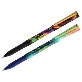 Ручка шариковая Berlingo "Futureal" синяя, 0,7 мм, грип, рисунок на корпусе, soft-touch, ассорти. Арт. Cbp_07S12 фото книги