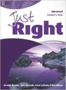 Just Right British English Advanced. Student Book фото книги
