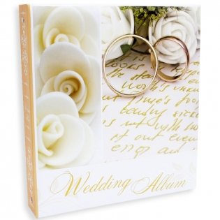 Фотоальбом "Свадебные кольца", 23x28 см фото книги