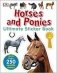 Horses and Ponies Ultimate Sticker Book фото книги маленькое 2