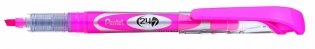 Маркер-выделитель текста 24/7 Highlighter с жидкими чернилами, розовый фото книги