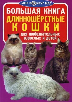 Большая книга. Длинношерстные кошки. Для любознательных взрослых и детей фото книги