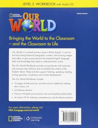 Our World 3. Workbook (+ Audio CD) фото книги 2