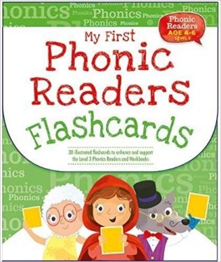 Phonic Readers Age 4-6 Level 3: My First Phonic Readers Flashcards фото книги