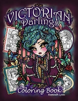 Victorian Darlings Coloring Book фото книги
