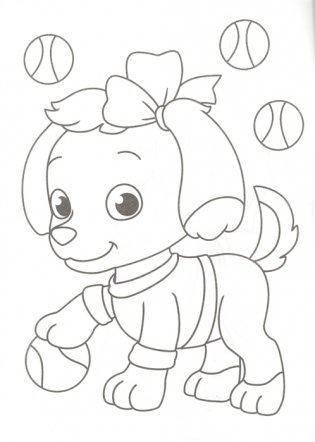 Раскраска. Забавные щенки фото книги 2