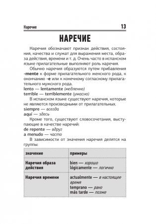 Испанский язык. Все правила в схемах и таблицах. Краткий справочник фото книги 14