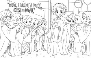 Magical Games Coloring Book (Harry Potter) фото книги 6