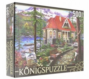 Пазлы "Konigspuzzle. Домик в горах", 500 элементов фото книги