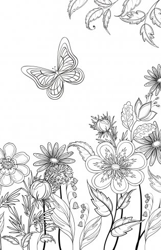 Зачарованный сад. Мини-раскраска-антистресс для творчества и вдохновения (обновленное издание) фото книги 5