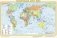 Физическая карта мира. Политическая карта мира. Наглядное пособие. 440x290 мм фото книги маленькое 2