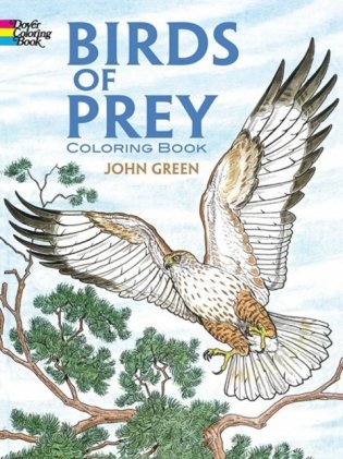 Birds of Prey Coloring Book фото книги