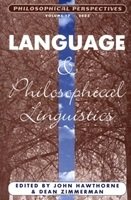 Language and Philosophical Linguistics фото книги