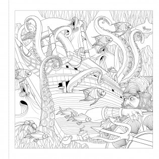 Hidden Wonders: Atlantis: A Seek-And-Find Coloring Book of the Legendary Sunken City фото книги 7