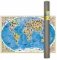 Карта мира настенная "Страны и народы мира", 101х69 см (ламинированная в тубусе) фото книги маленькое 2