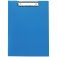 Папка-планшет "OfficeSpaceс", зажимом, пластик, синий фото книги маленькое 2