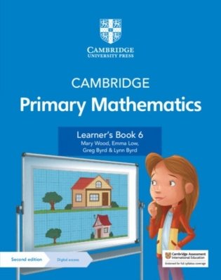 Cambridge primary mathematics learner`s book 6 with digital access (1 year) фото книги