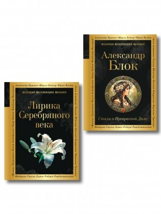 Комплект Серебряный век. Голоса эпохи (из 2-х книг Стихи о Прекрасной Даме и Лирика Серебряного века) фото книги