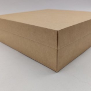 Коробка подарочная 25х25х8 см (крафт) фото книги 2