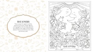 Kawaii Tarot Coloring Book : Color your way through the cutest of tarot cards--kawaii style! фото книги 4