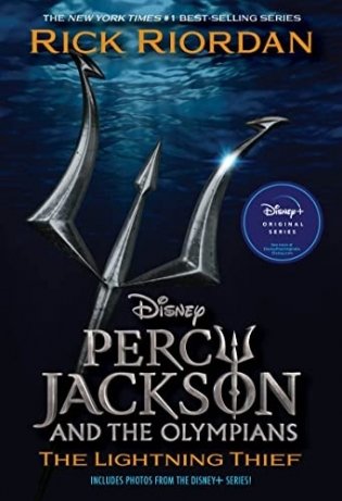 Percy Jackson and the Olympians, Book One: Lightning Thief Disney+ Tie in Edition фото книги