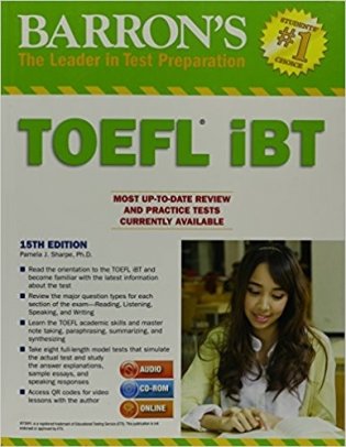 Barron's. TOEFL iBT (+ CD-ROM) фото книги