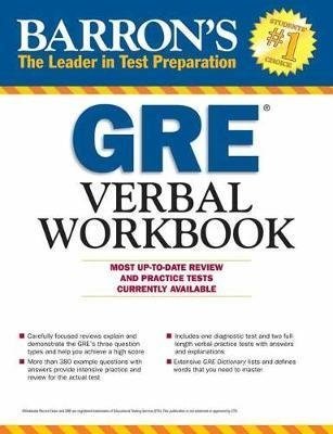 Barron's GRE Verbal Workbook фото книги