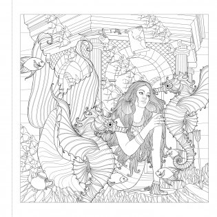 Hidden Wonders: Atlantis: A Seek-And-Find Coloring Book of the Legendary Sunken City фото книги 4