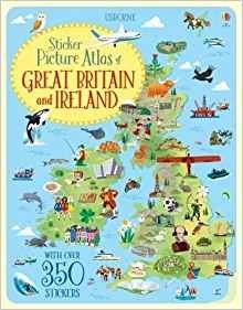 Sticker Picture Atlas of Great Britain and Ireland фото книги