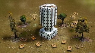 Cedrus Tower. Модель здания для игр с миниатюрами фото книги 2